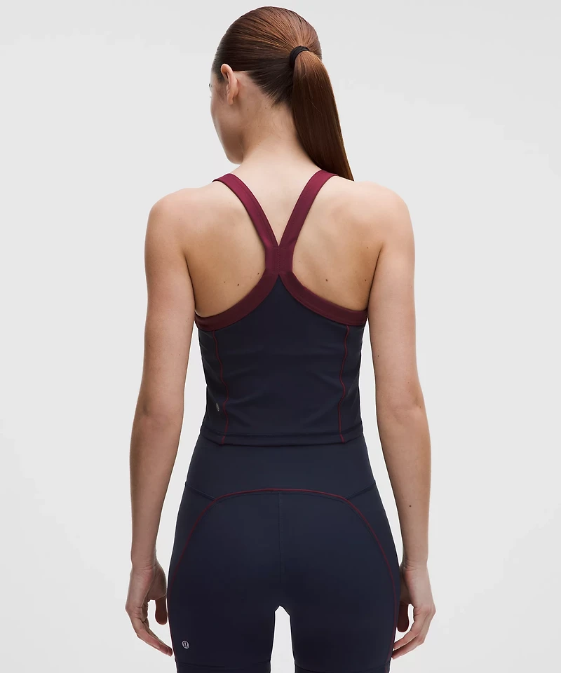 Wunder Train Piped Strappy Tank Top *Light Support, B/C Cup