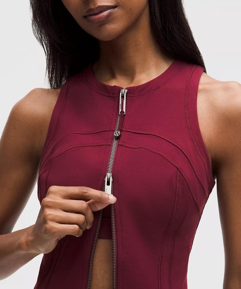 Define Full-Zip Tank Top *Luon