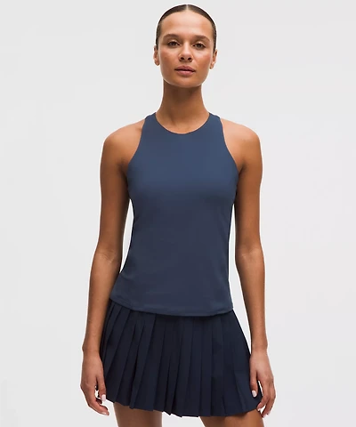 Racerback High-Neck Tennis Tank Top