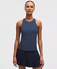 Racerback High-Neck Tennis Tank Top