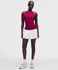 Racerback High-Neck Tennis Tank Top *B/C Cup
