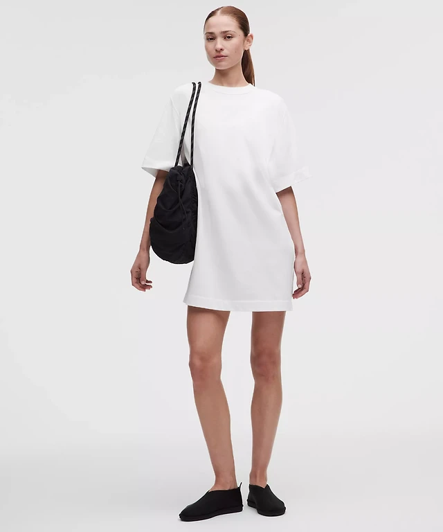 Lululemon athletica Scuba Cotton Jersey T-Shirt Dress | Pacific City