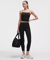 Nulux Side-Stripe Tank Top with Pocket Moderate Support, B/C Cup