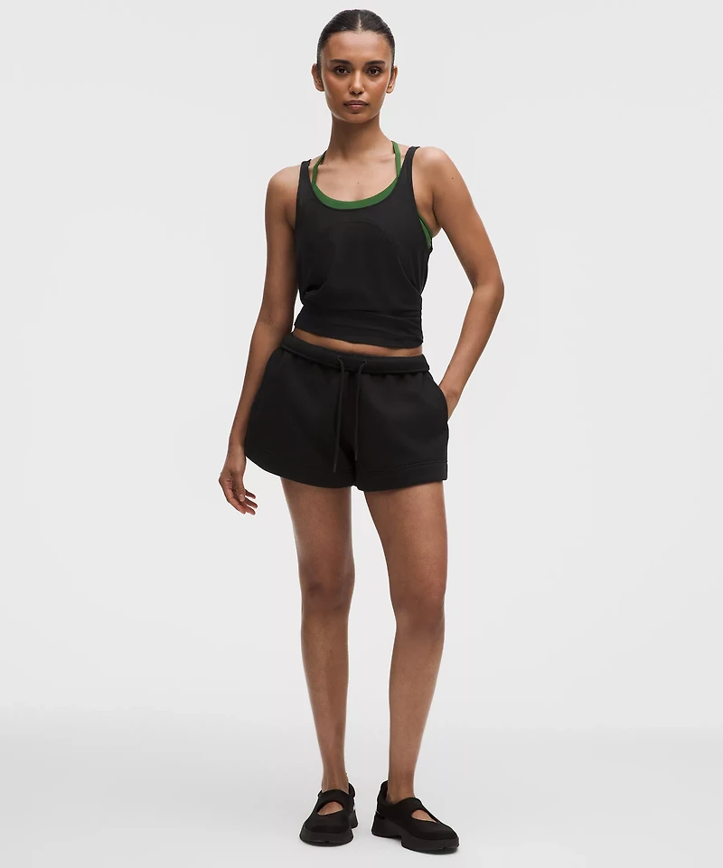 Stretch Mesh Relaxed-Fit Tank Top