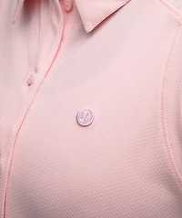 Quick-Dry Sleeveless Polo Shirt *Straight Hem