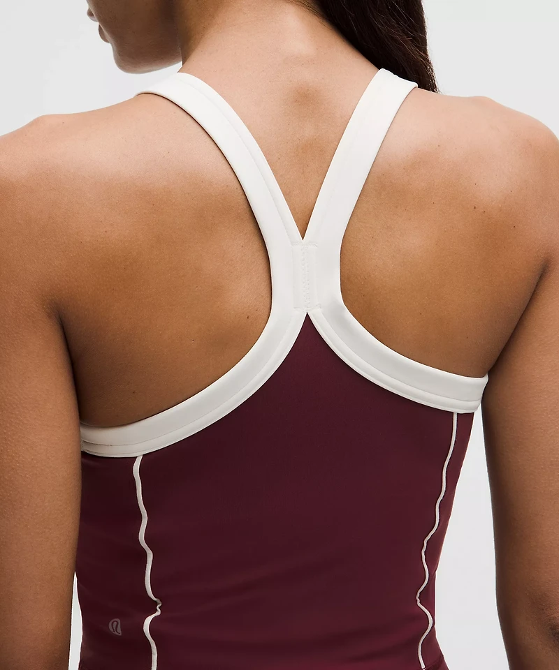 Wunder Train Piped Strappy Tank Top *Light Support, B/C Cup