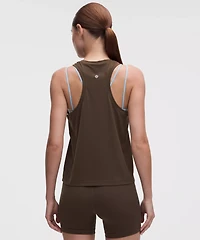 Silky High-Neck Yoga Tank Top