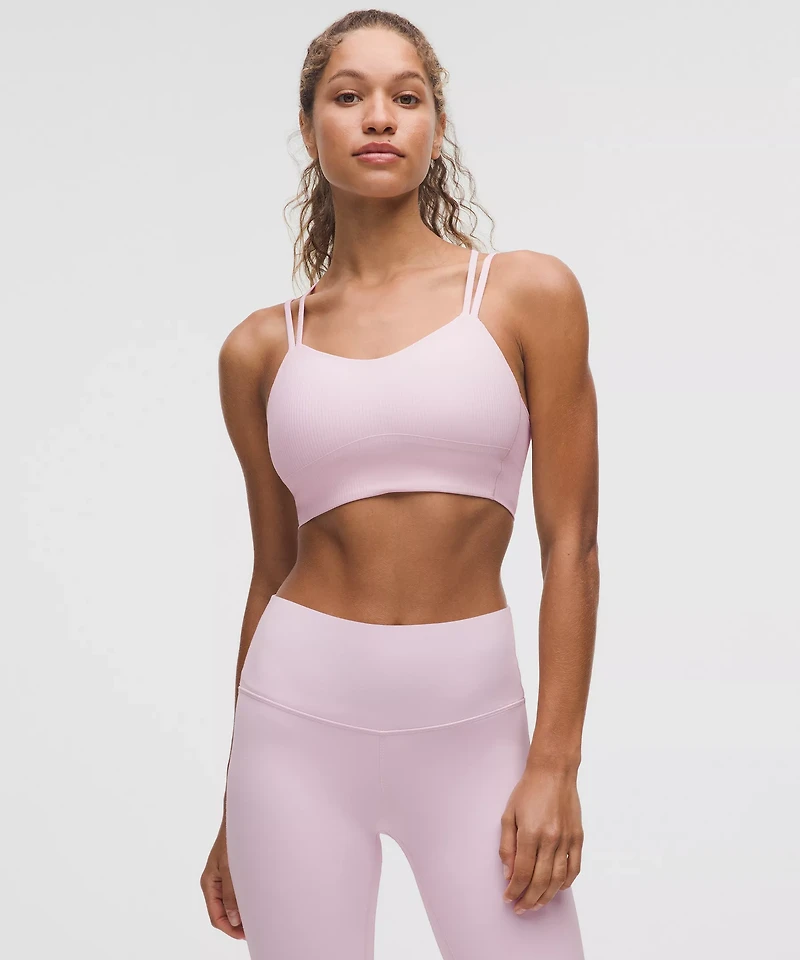 Like a Cloud Ribbed Longline Bra *Light Support, B/C Cup | Women's Bras