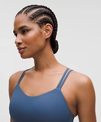 Like a Cloud Ribbed Longline Bra *Light Support, B/C Cup | Women's Bras