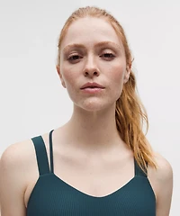 Like a Cloud Ribbed Longline Bra *Light Support, D/DD Cup