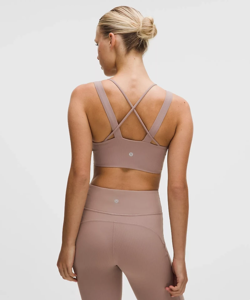 Like a Cloud Ribbed Longline Bra *Light Support, D/DD Cup