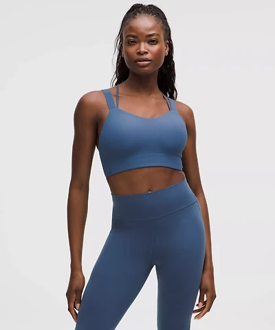 Like a Cloud Ribbed Longline Bra *Light Support, D/DD Cup | Women's Bras