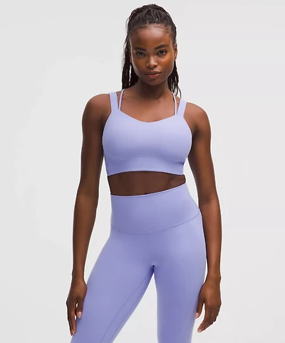 Like a Cloud Ribbed Longline Bra *Light Support, D/DD Cup | Women's Bras