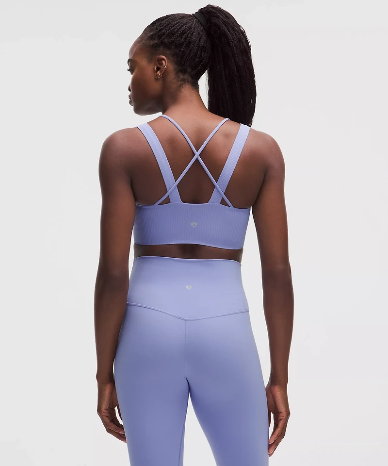 Like a Cloud Ribbed Longline Bra *Light Support, D/DD Cup | Women's Bras