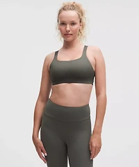 Ultralu Square-Neck Workout Bra *Medium Support, B/C Cup