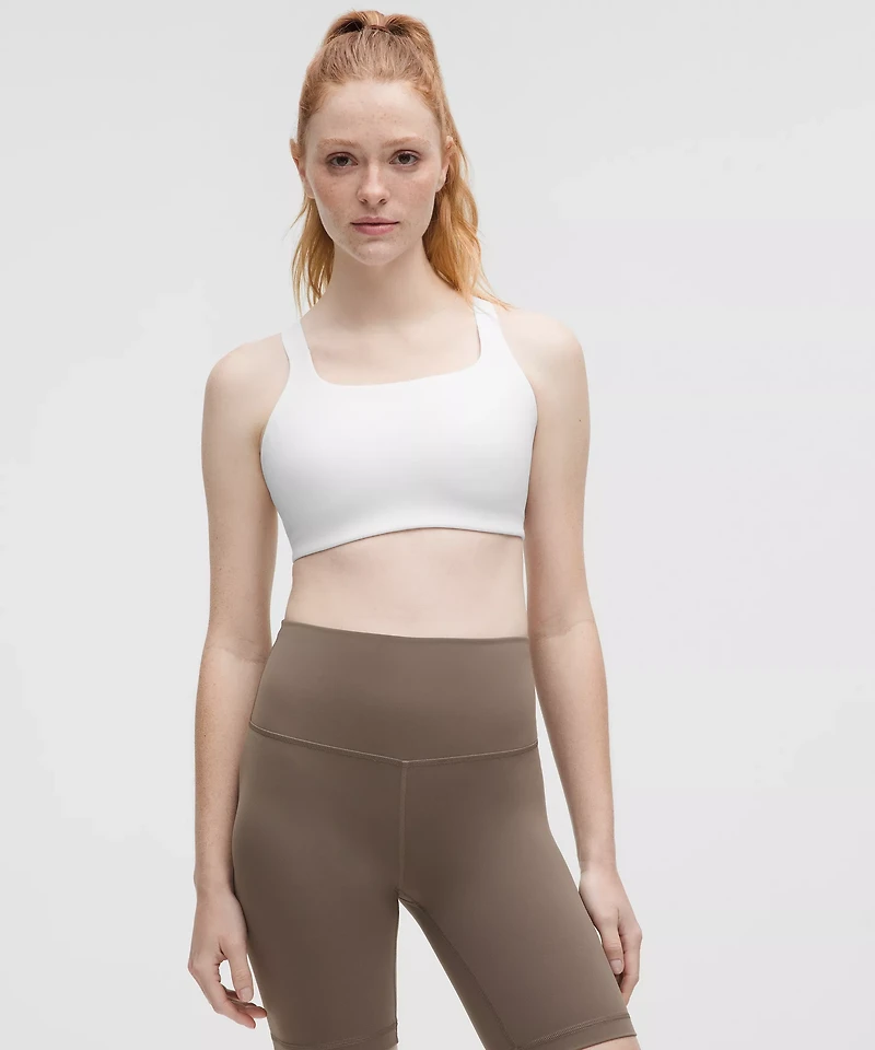 Ultralu Square-Neck Workout Bra *Medium Support, D/DD Cup | Women's Bras