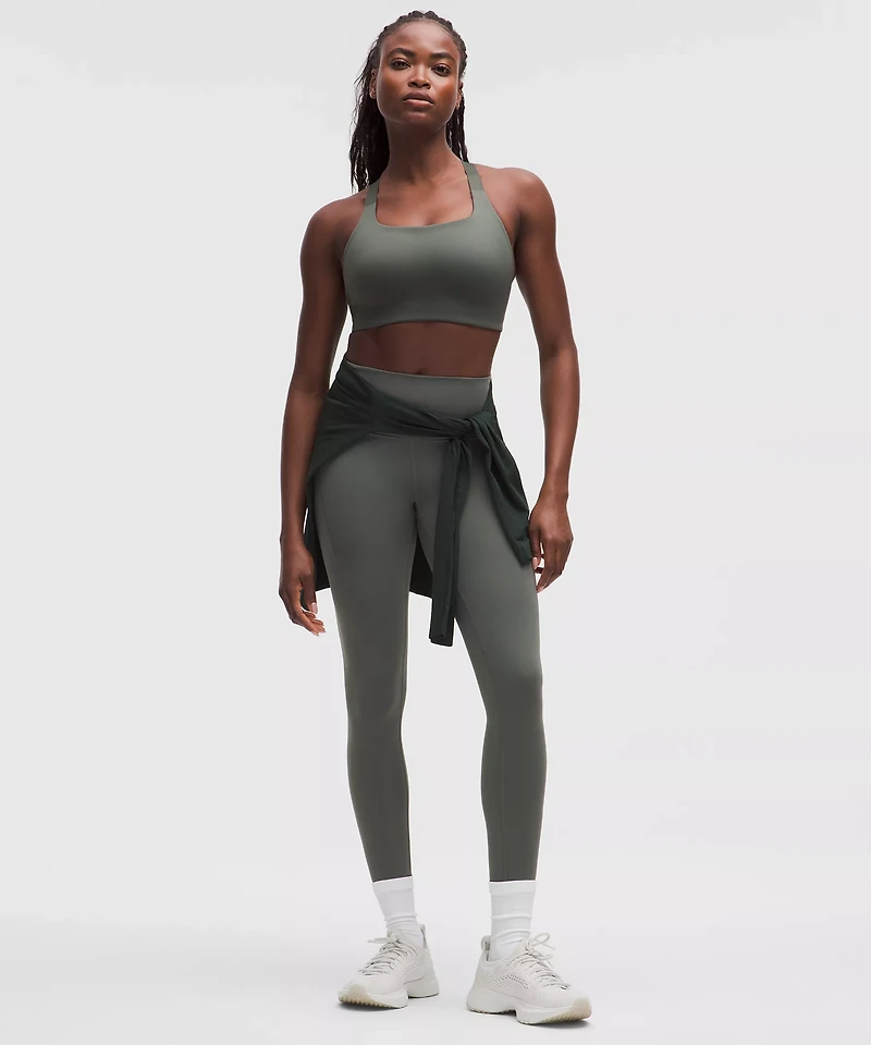 Ultralu Square-Neck Workout Bra *Medium Support, D/DD Cup