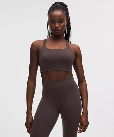 Ultralu Square-Neck Workout Bra *Medium Support, D/DD Cup