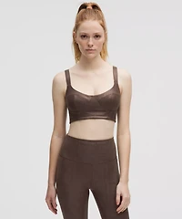Everlux Longline Workout Bra Light Support, A/B Cup *Matte Foil | Women's Bras