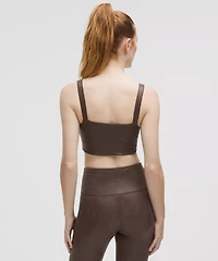 Everlux Longline Workout Bra Light Support, A/B Cup *Matte Foil | Women's Bras