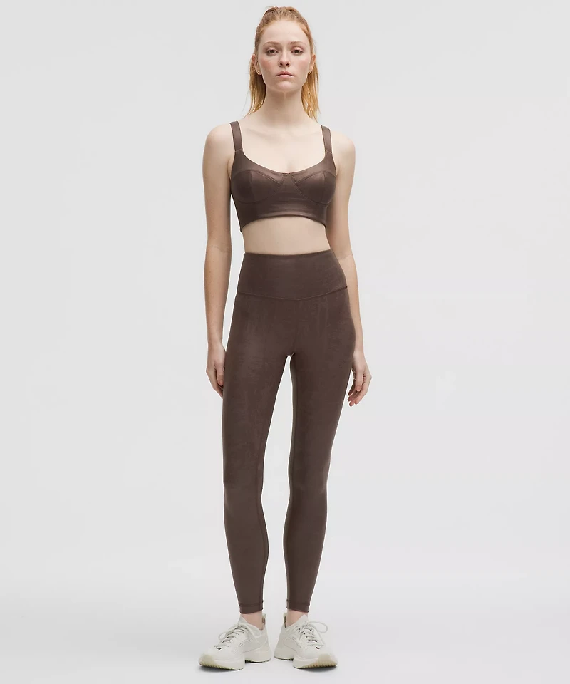 Everlux Longline Workout Bra Light Support, A/B Cup *Matte Foil | Women's Bras