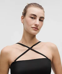 Satin Shine Logo Train Bra *Light Support, A/B Cup | Women's Bras