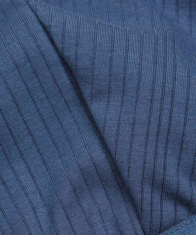 Stretch Cotton Ribbed Logo Bralette *B/C Cup