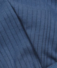 Stretch Cotton Ribbed Logo Bralette *B/C Cup