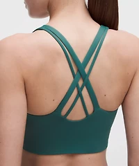 lululemon Energy Longline Bra Medium Support, B-D Cups *Evolve
