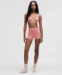 Stretch Cotton Ribbed Logo Bralette *B/C Cup | Women's Bras