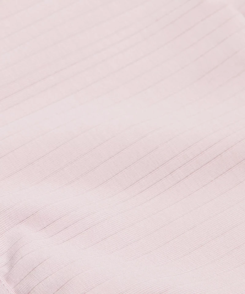 Stretch Cotton Ribbed Logo Racerback Bralette *A–C Cups