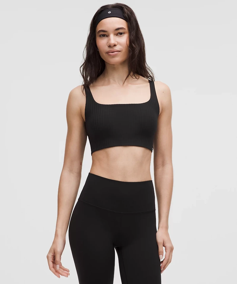 Bend This Ribbed Scoop and Square Bra *Light Support, A-C Cups | Women's Bras