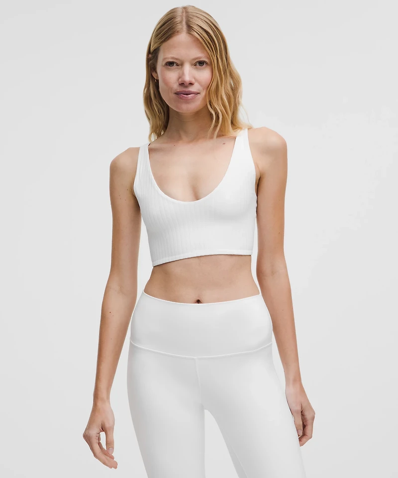 Bend This Ribbed Scoop and Square Bra *Light Support, A-C Cups