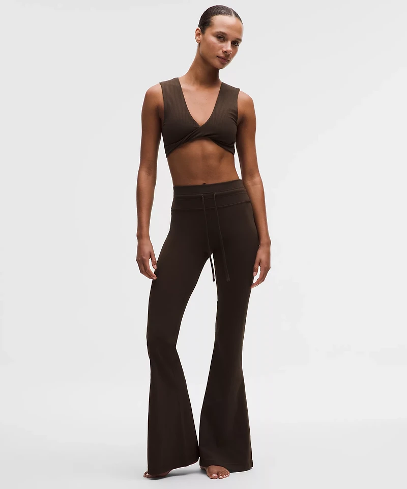 Ribbed Nulu Twist-Front V-Neck Bra *Light Support, B/C Cup