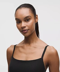 Ribbed Cami-Strap Bra *Light Support, B/C Cup