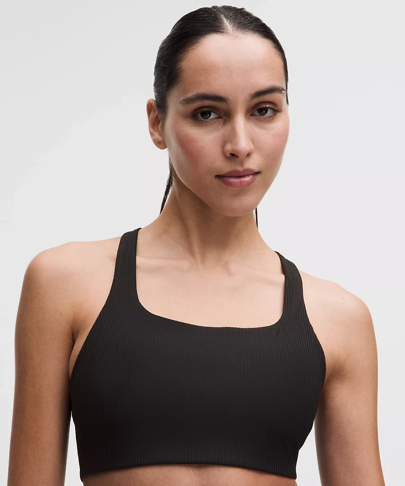 All-Time Hero Ribbed Sports Bra *Medium Support, B/C Cup