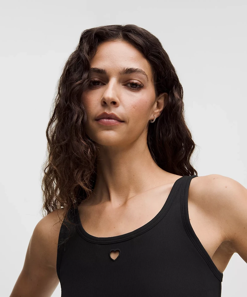 Nulu Ribbed Scoopneck Bra Light Support, B/C Cup *Heart