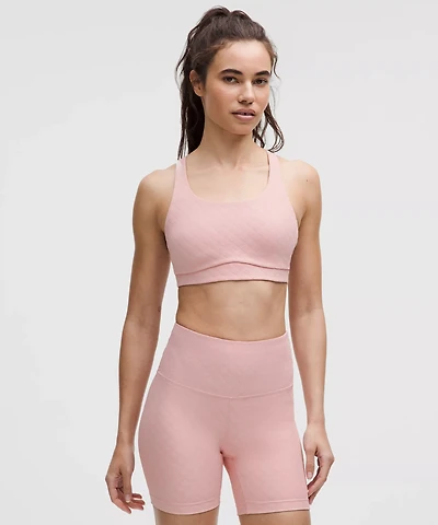 lululemon Energy Jacquard Bra Medium Support, B–D Cups *Evolve | Women's Bras
