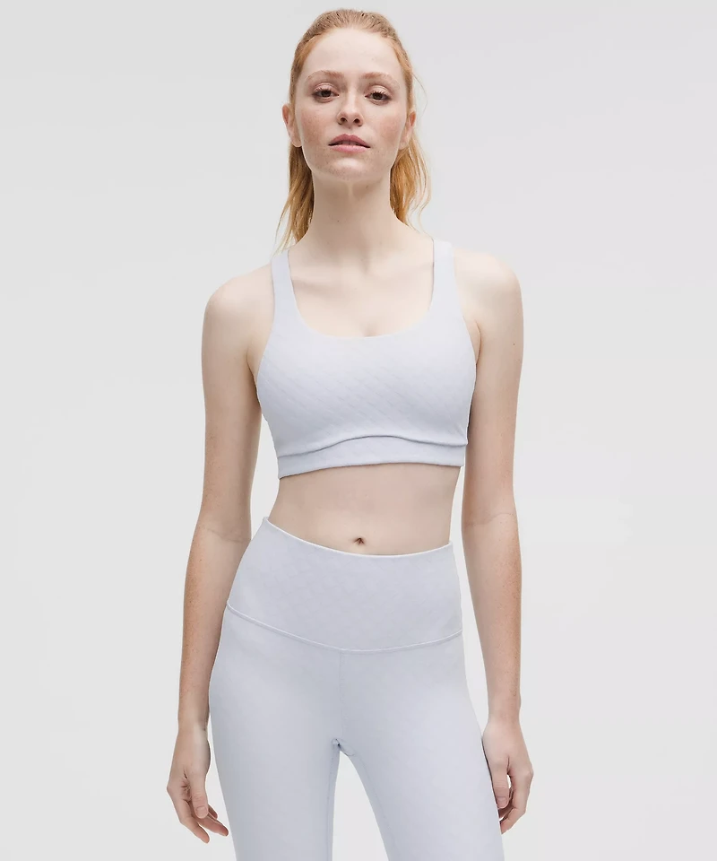 lululemon Energy Jacquard Bra Medium Support, B–D Cups *Evolve | Women's Bras