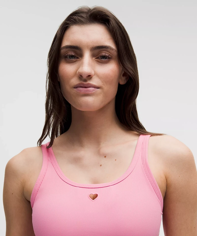 Nulu Ribbed Scoopneck Bra Light Support, B/C Cup *Heart