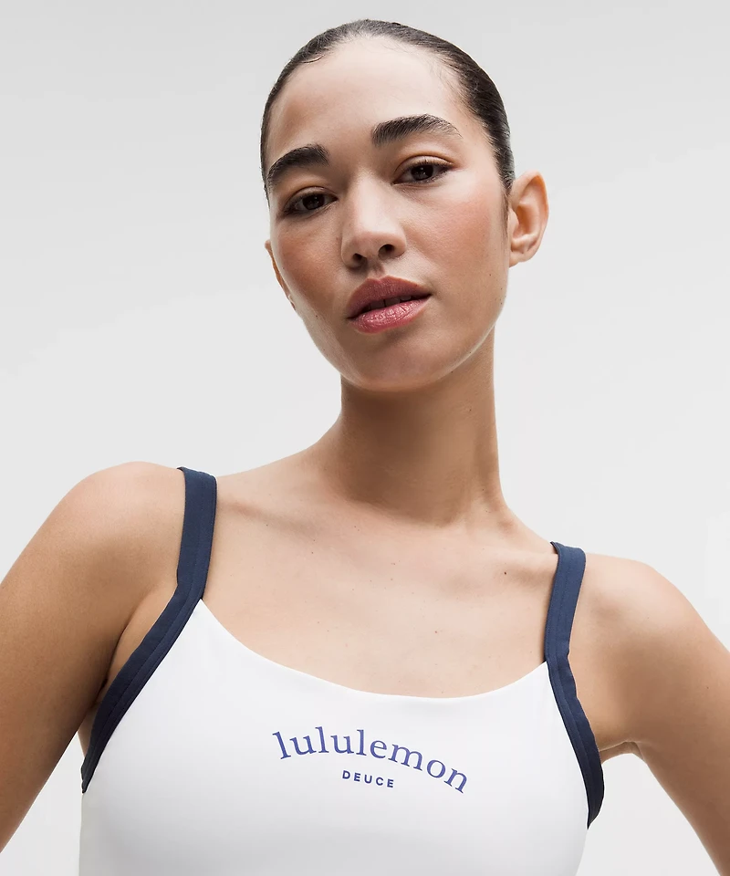 Straight-Strap Sports Bra Light Support, B/C Cup *Tennis Deuce