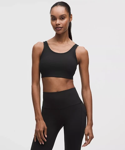 Nulu Ribbed Scoop-Neck Bra *Light Support, B/C Cup