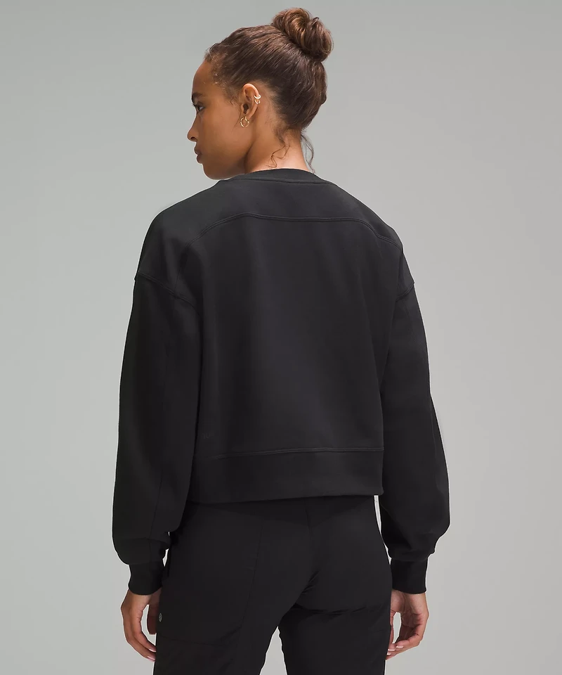 Perfectly Oversized Cropped Crew *French Terry | Women's Hoodies & Sweatshirts