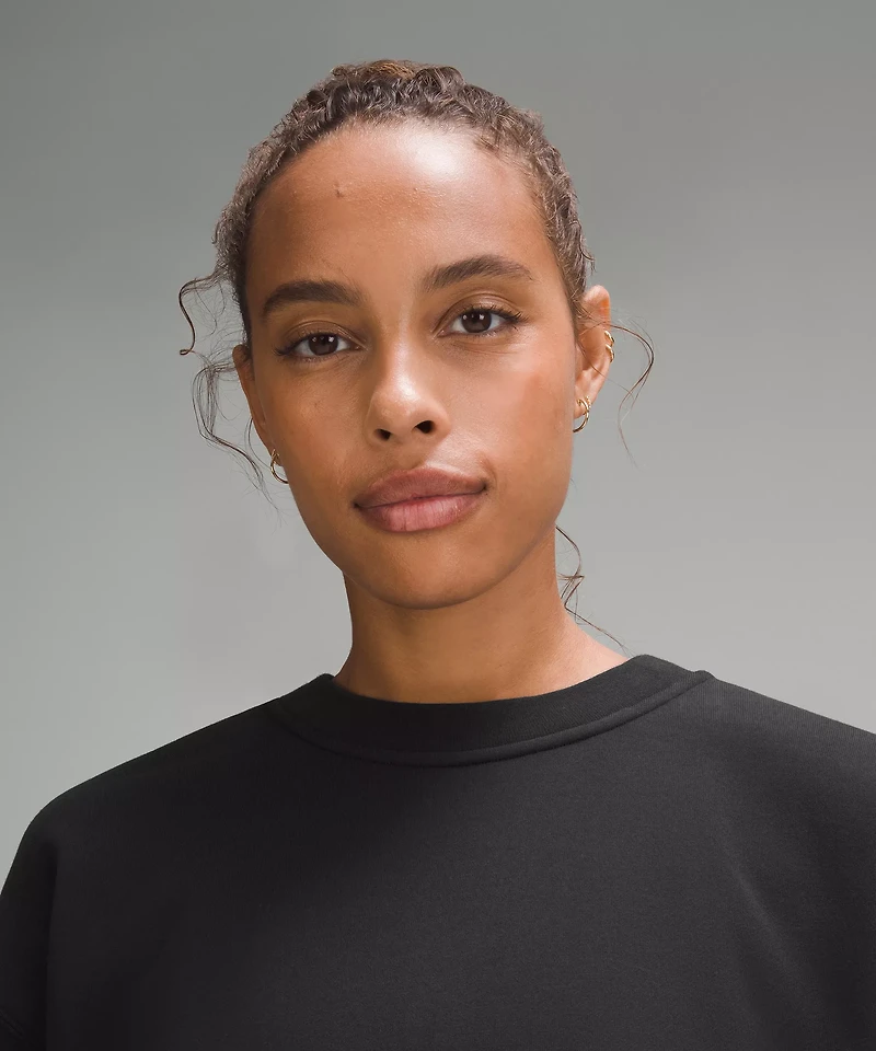 Perfectly Oversized Cropped Crew *French Terry | Women's Hoodies & Sweatshirts