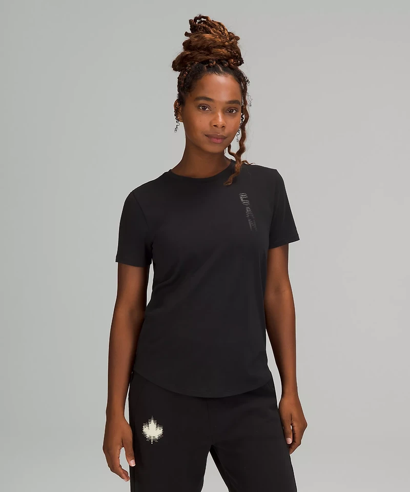 Team Canada Maple Leaf Love Crewneck T-Shirt *COC Logo | Women's Short Sleeve Shirts & Tee's