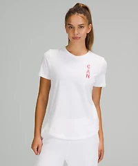 Team Canada Maple Leaf Love Crewneck T-Shirt *COC Logo | Women's Short Sleeve Shirts & Tee's
