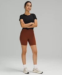 Love Curved-Hem Crewneck T-Shirt | Women's Short Sleeve Shirts & Tee's