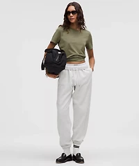 Love Curved-Hem Crewneck T-Shirt | Women's Short Sleeve Shirts & Tee's