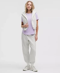 Love Curved-Hem Crewneck T-Shirt | Women's Short Sleeve Shirts & Tee's