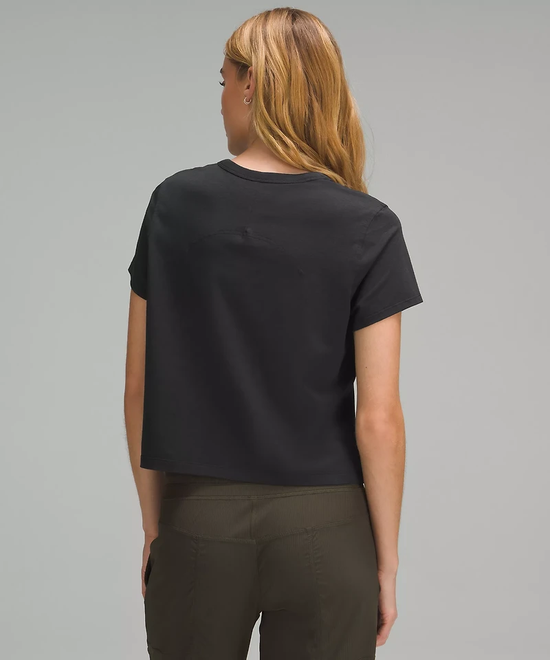 Classic-Fit Cotton-Blend T-Shirt | Women's Short Sleeve Shirts & Tee's